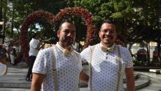 Nerviosos y emocionados Roberto y Andrés contrajeron matrimonio  el Día de San Valentín (+Video)