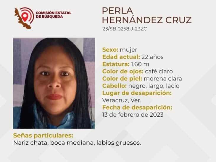 Buscan a Perla Hernández, desapareció hace 2 días en la ciudad de Veracruz