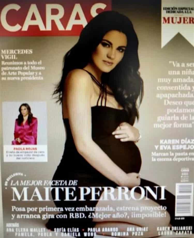 Maite Perroni revela el sexo de su bebé