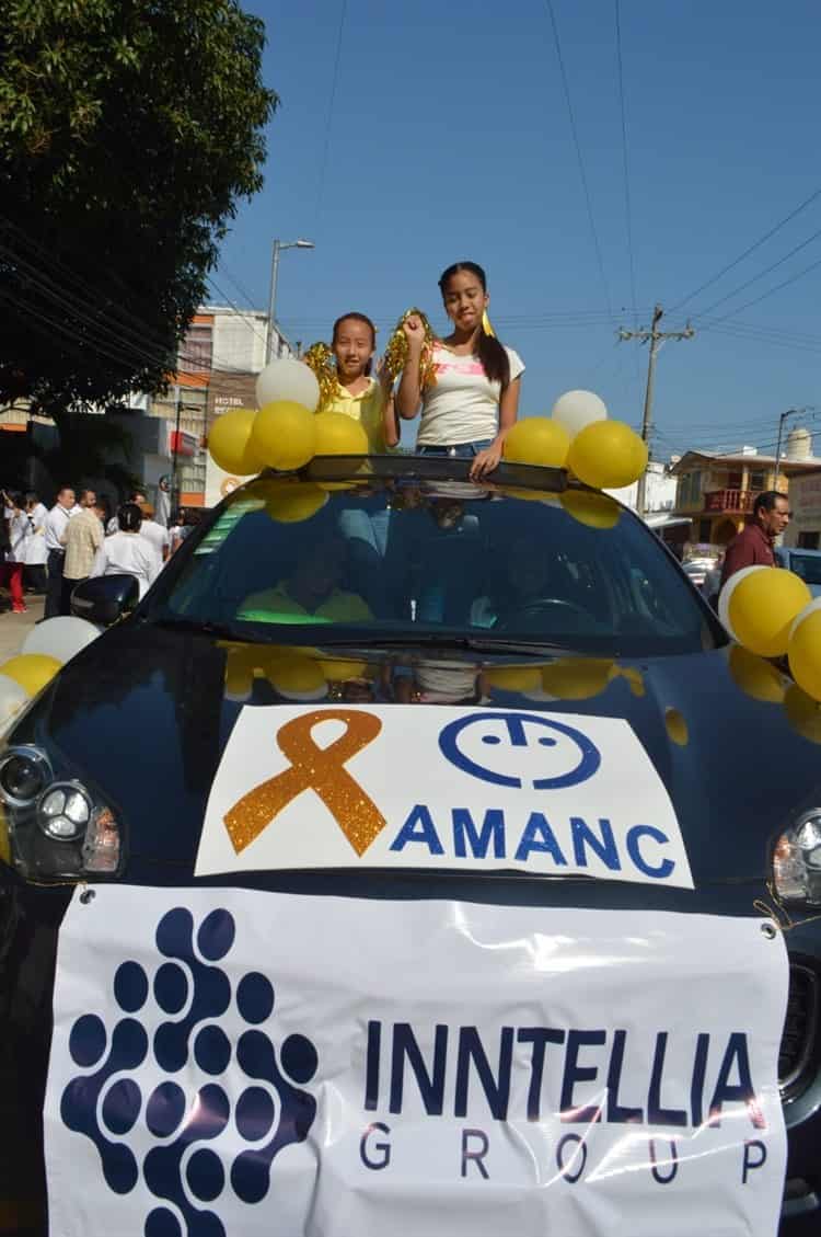 Caravana en Veracruz por Día de la Lucha contra el Cáncer Infantil