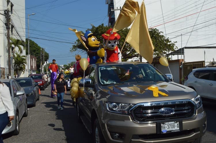 Caravana en Veracruz por Día de la Lucha contra el Cáncer Infantil