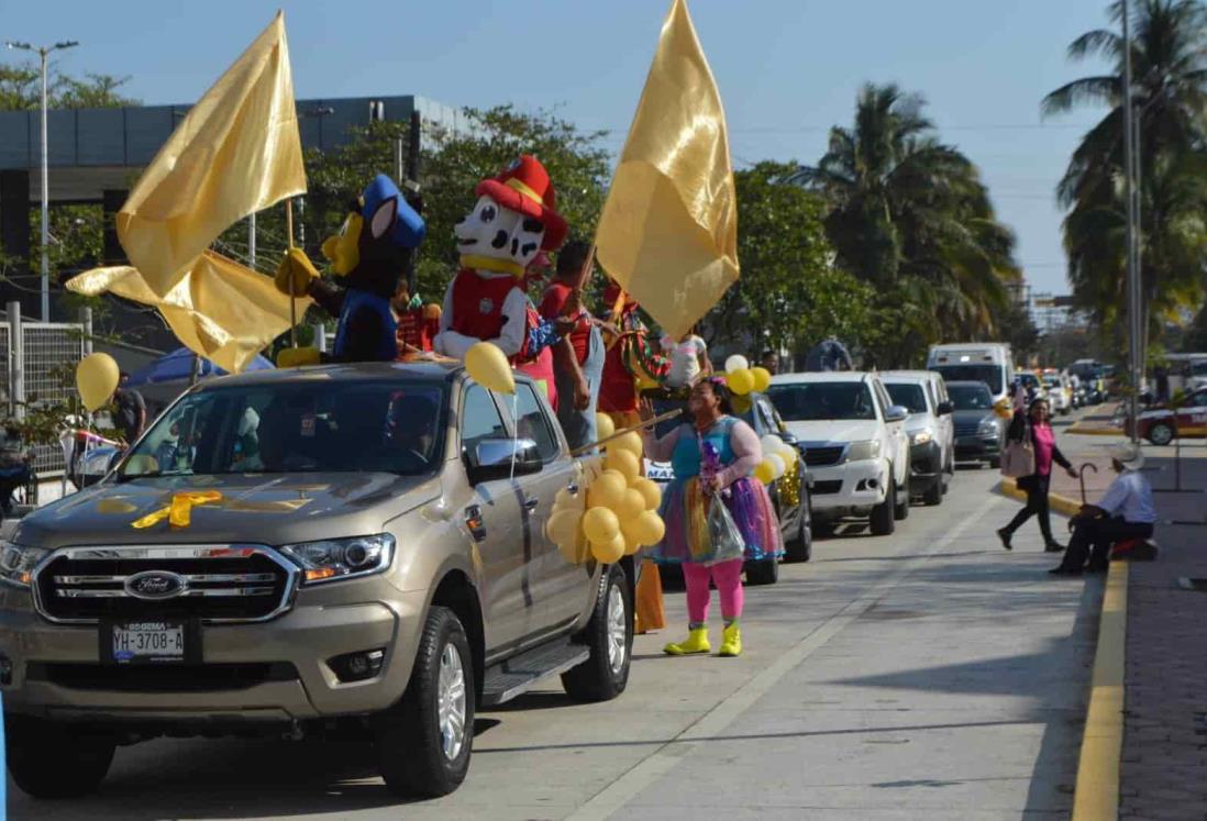 Caravana en Veracruz por Día de la Lucha contra el Cáncer Infantil