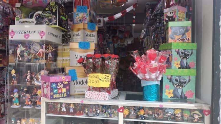 Comerciantes reportaron bajas ventas en productos de San Valentín