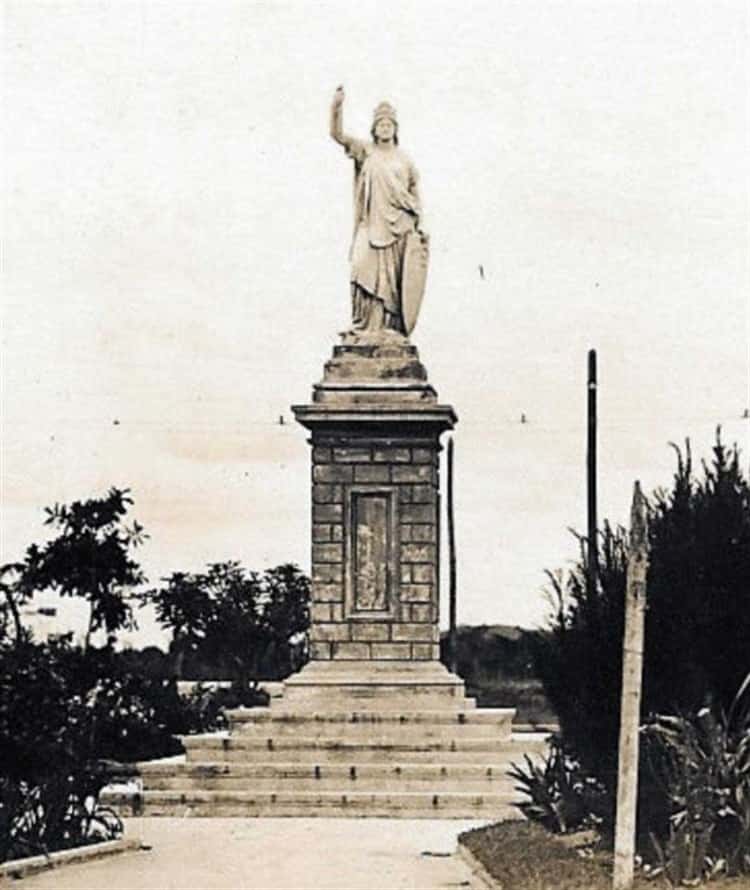 ¿Sabías que Veracruz tuvo su estatua de La Libertad?