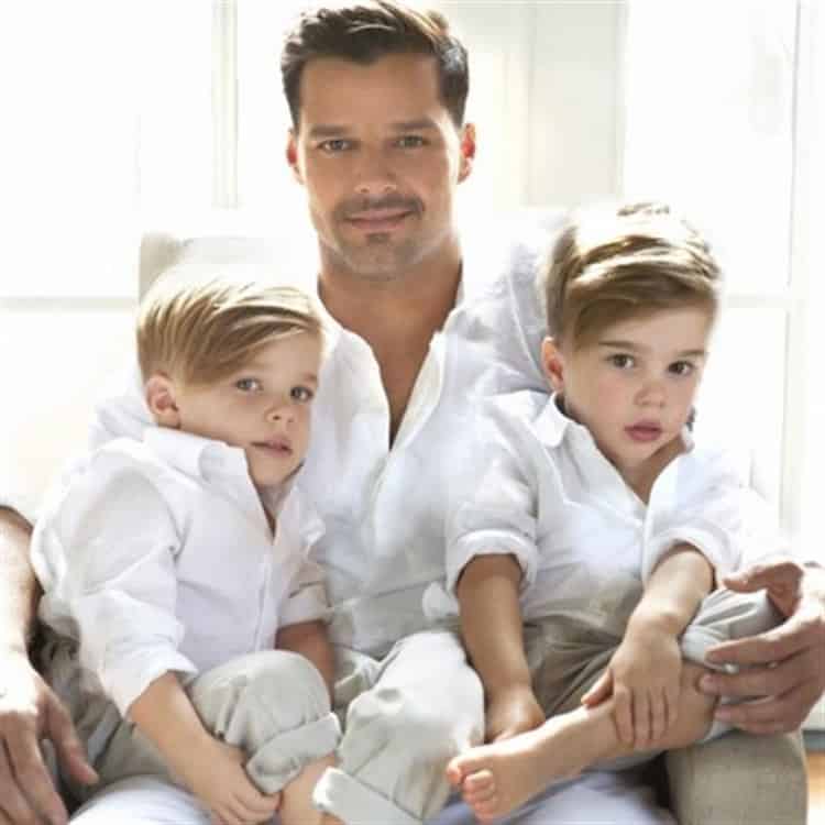 Así luce Valentino, el hijo de Ricky Martin: es idéntico a él