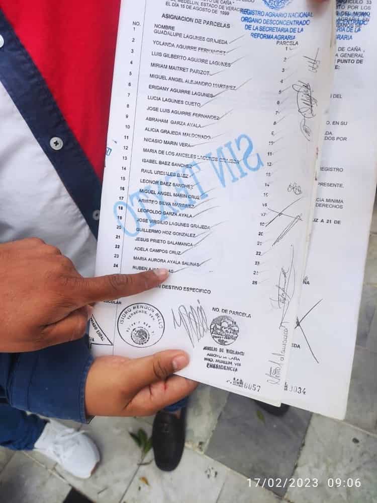 Falsificaron sus firmas para despojarlos de sus tierras; protestan en el zócalo