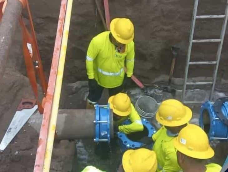 Continúa cierre de carriles en el bulevar Ruiz Cortines en Boca del Río