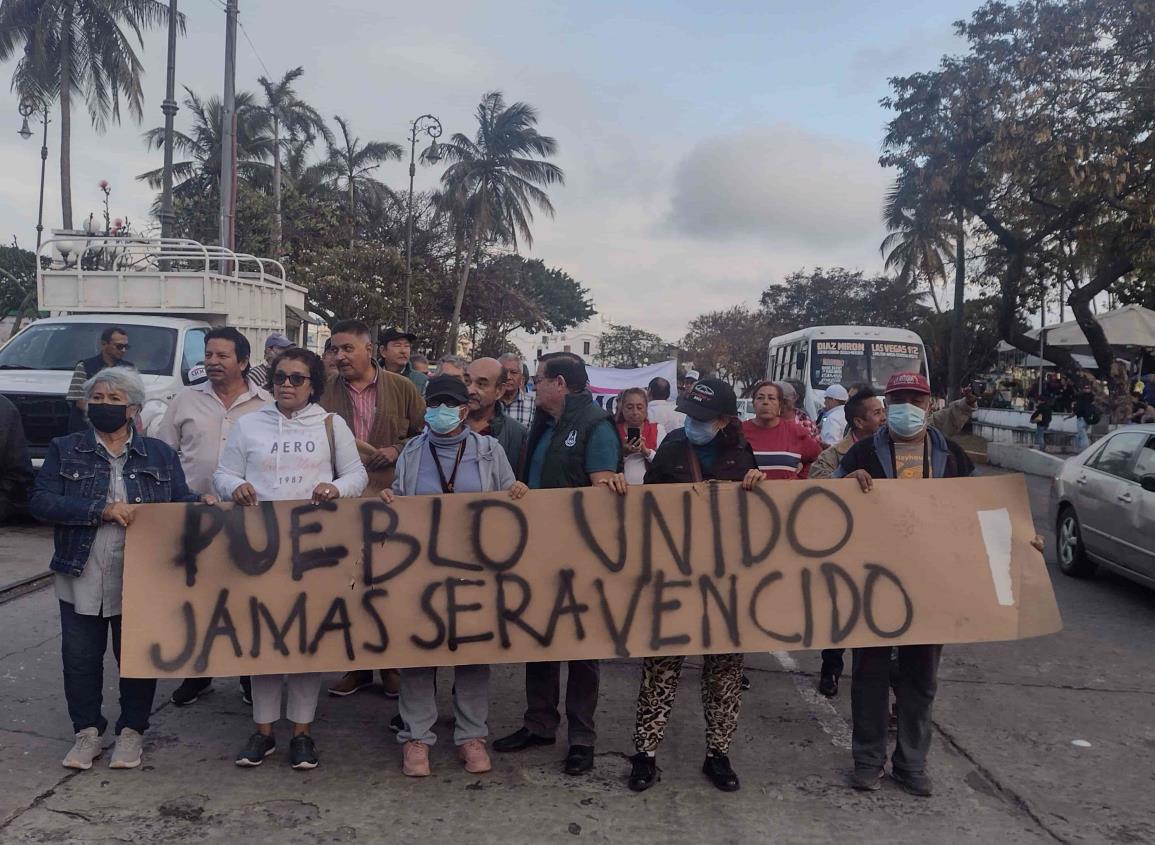 Justicia ante inseguridad y cobros excesivos, exigen en Veracruz (+video)