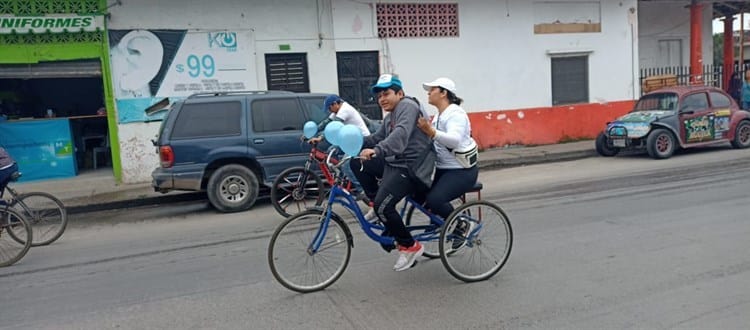 Con “rodada” conmemoran el Día del Síndrome de Asperger en Cosamaloapan