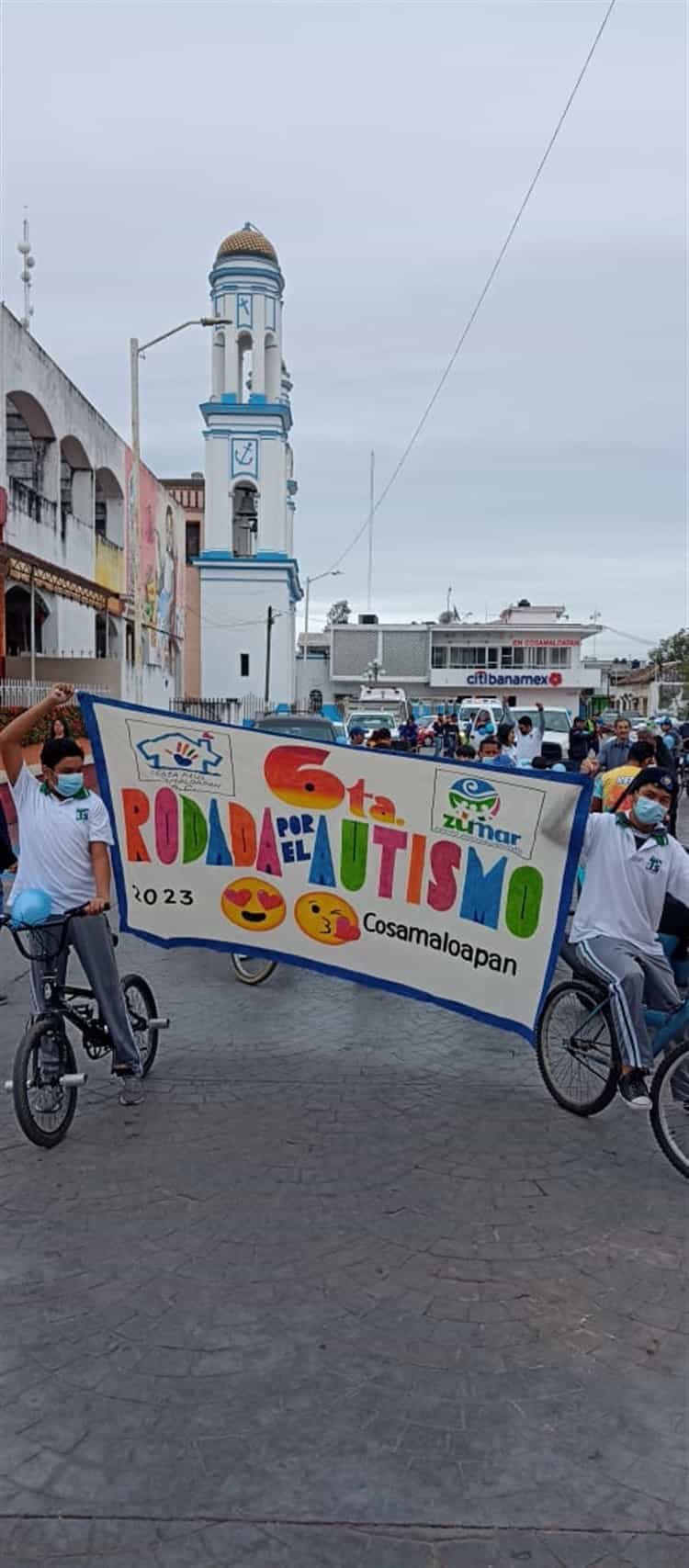 Con “rodada” conmemoran el Día del Síndrome de Asperger en Cosamaloapan