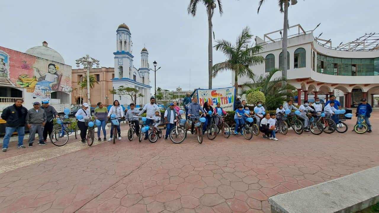 Con “rodada” conmemoran el Día del Síndrome de Asperger en Cosamaloapan