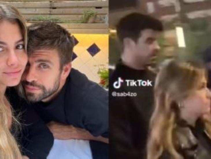 Claramente fue un momento vergonzoso: Corren a Piqué y Clara Chía de restaurante (+Vídeo)