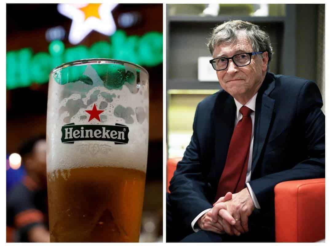 Bill Gates ‘le entra’ a la cerveza; compra acciones de Heineken