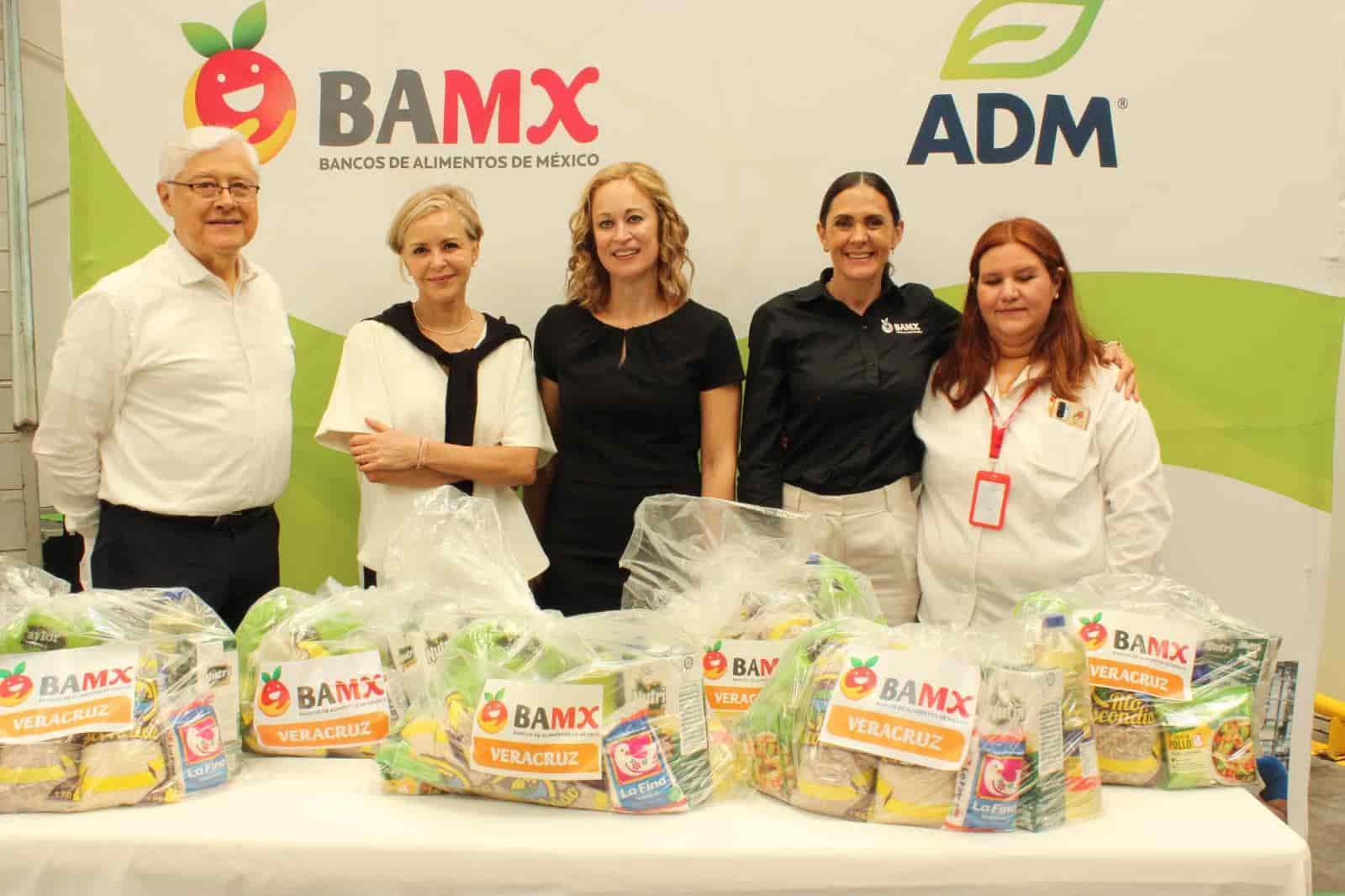 ADM realiza donación a BAMX para completar más de 100 mil paquetes alimentarios