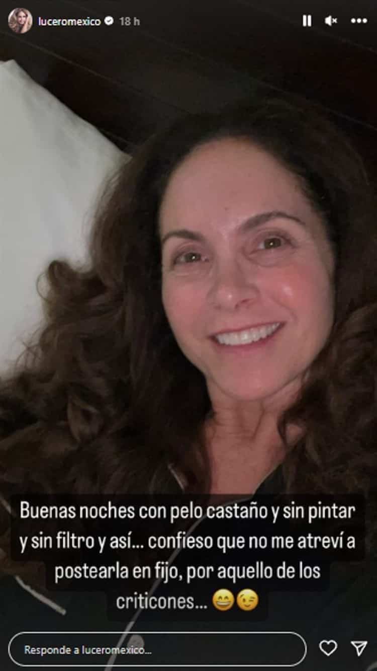 Lucero sorprende al compartir una foto sin filtro ni maquillaje a sus 53 años