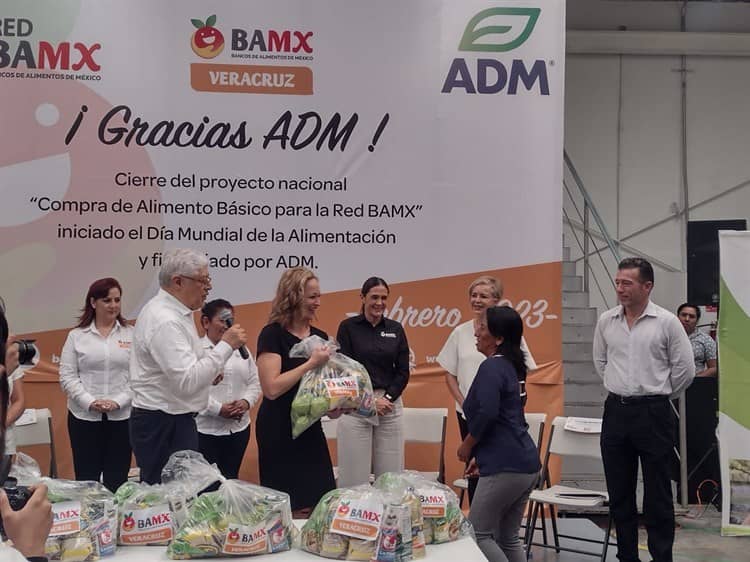 ADM realiza donación a BAMX para completar más de 100 mil paquetes alimentarios