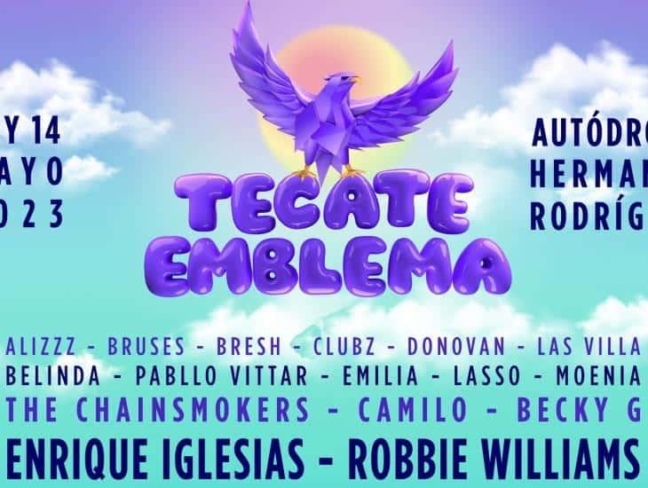 Enrique Iglesias y Robbie Williams encabezan cartel de Festival Tecate Emblema 2023