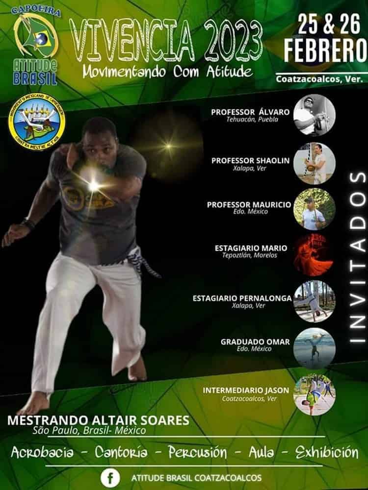 Coatzacoalcos, sede internacional de evento de Capoeira