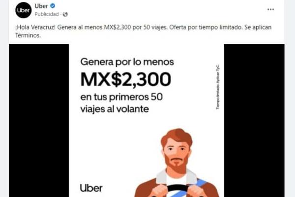 Pese a operativos, Uber ya operaría en zona Veracruz-Boca del Río