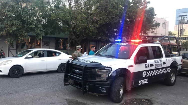 Intento de asalto a cafetería de Veracruz; Los balearon