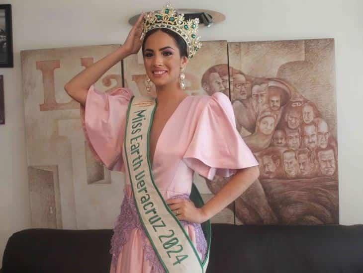 Naomy Cámara inicia concentración para representar a Veracruz en Miss Earth México 2024