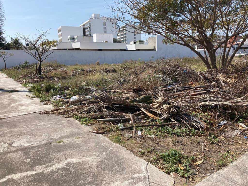 Baldío lleno de basura afea el fraccionamiento Virginia