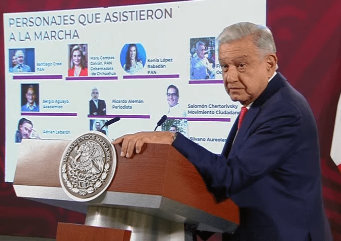 Quieren que continúe un gobierno de los ricos; AMLO sobre marcha del INE