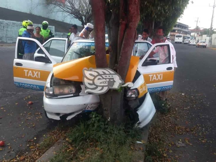 Taxista de Córdoba se desmaya y choca contra un árbol