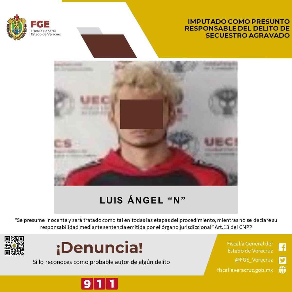 Imputan a Luis Ángel N, presunto secuestrador en Córdoba