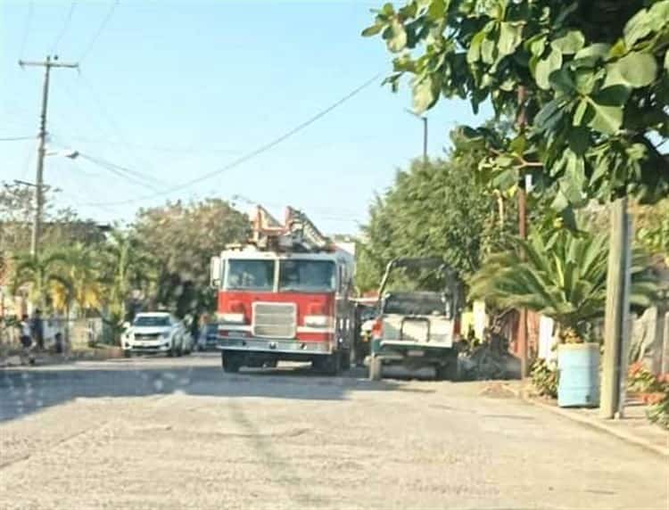 Se registra un conato de incendio en una casa en Cardel