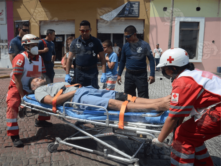 Noemí Palomino atropella a turista americano en Centro de Veracruz (video)