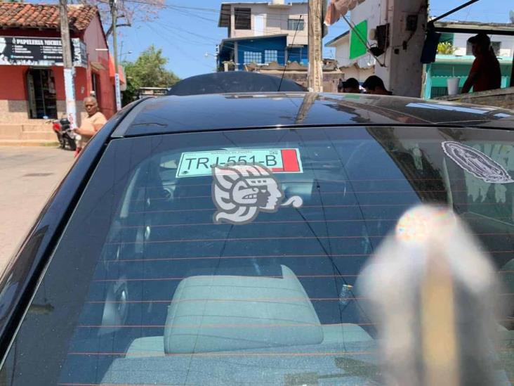 ¡De nuevo! Minatitleco detenido por llegar a Hacienda en auto con reporte de robo (+Video)