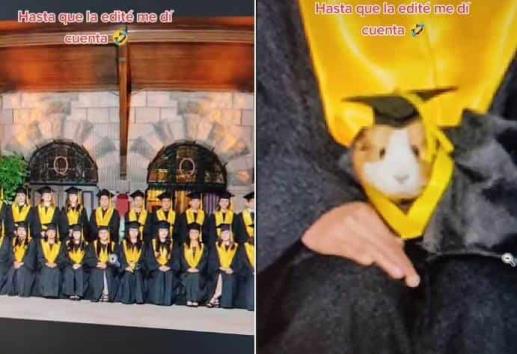 Licenciado cuyo; la foto de graduación más tierna que verás en tu vida (+Video)