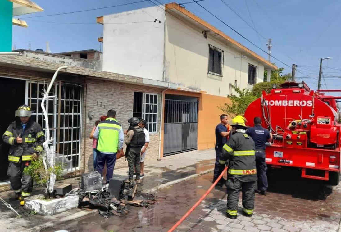 Familia pierde parte de sus pertenencias tras incendiarse su casa en Veracruz