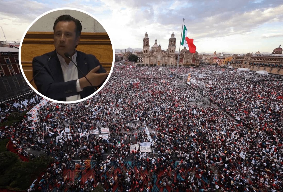 Gobernador de Veracruz niega obligar a burócratas para acudir a megamarcha
