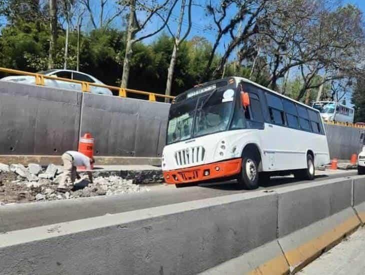 Accidentes y caos con obras inconclusas en Xalapa