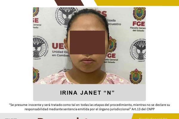 Obtienen vinculación a proceso contra presunta secuestradora de Nanchital