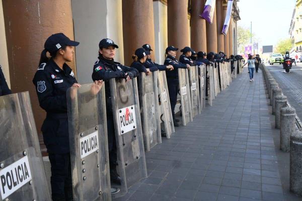 Implementan dispositivos viales y de seguridad previo a marcha del ´8M´ en Xalapa (+Video)