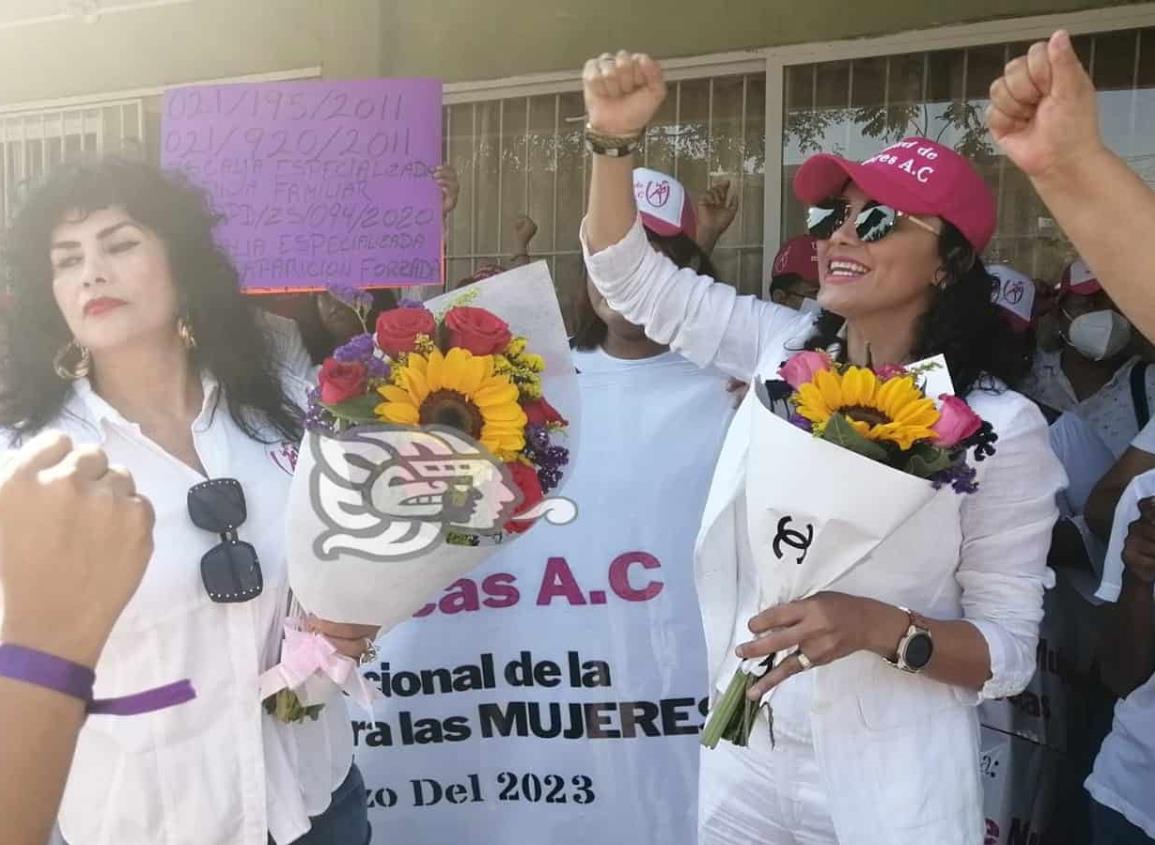 Luchan mujeres por su seguridad; minatitlecas se suman a conmemoración