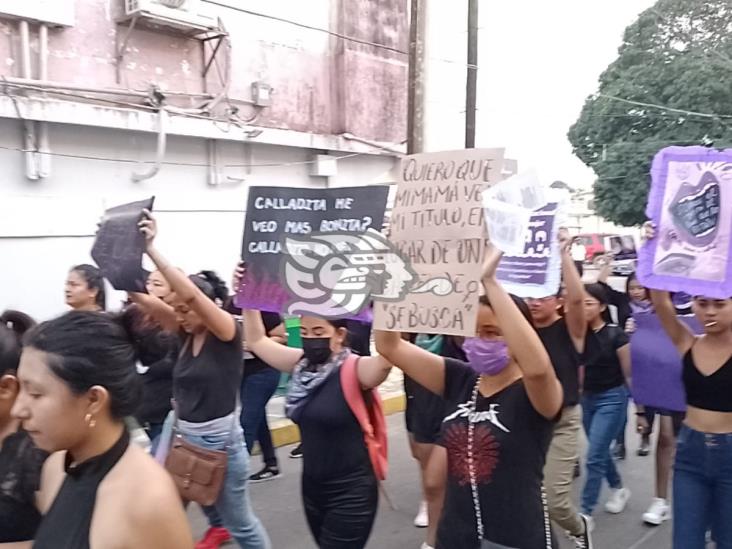 Respeto y cese de los feminicidios, claman aguadulceñas (+Video)