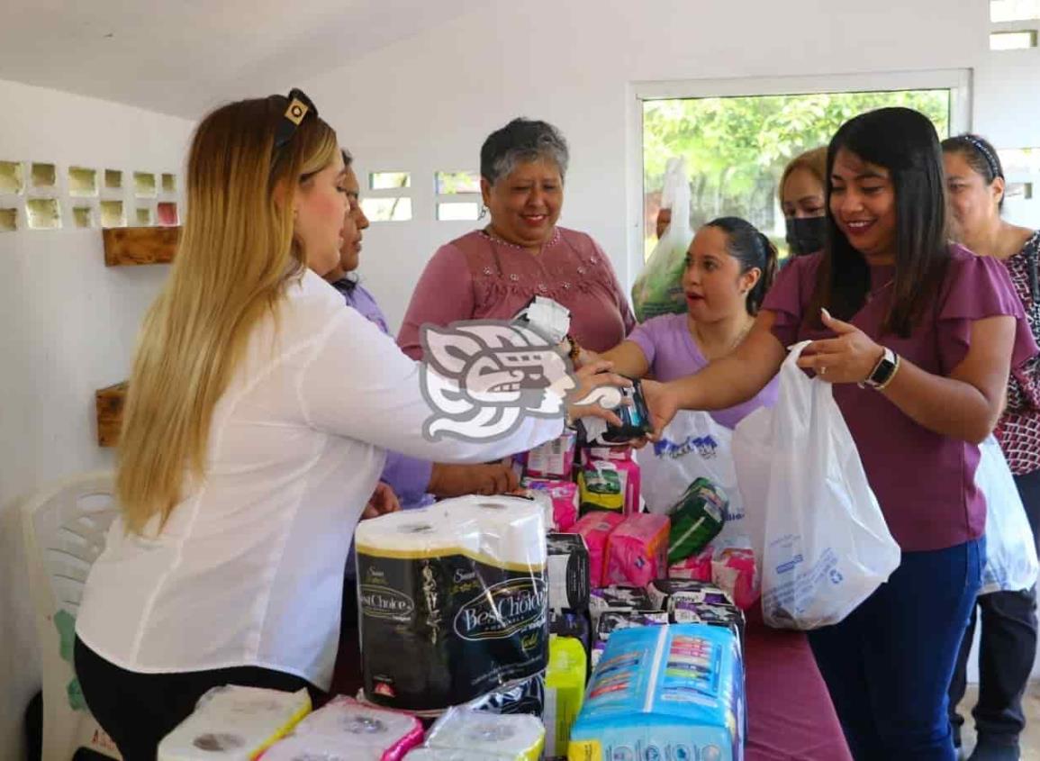 En cuarta campaña, buscan apoyar a mujeres con productos de higiene personal