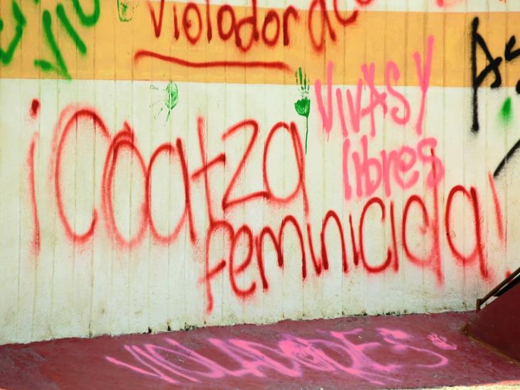 8M: Mujeres convierten el Hemiciclo en lienzo para expresar denuncias (+Video)