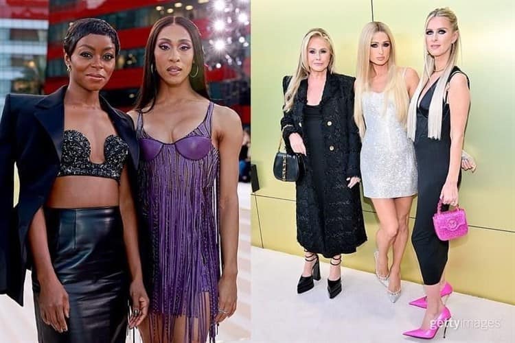 Los mejores atuendos de las famosas en el desfile Versace Otoño-Invierno 2023