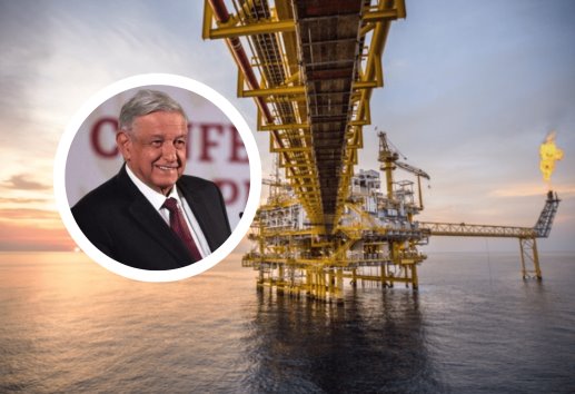 Destaca AMLO avances en la producción petrolera en México