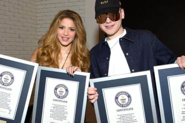 Canción de Shakira con Bizarrap rompe 4 récords Guinness