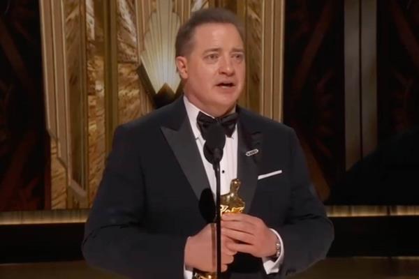 Brendan Fraser gana su primer Oscar como mejor actor por The Whale