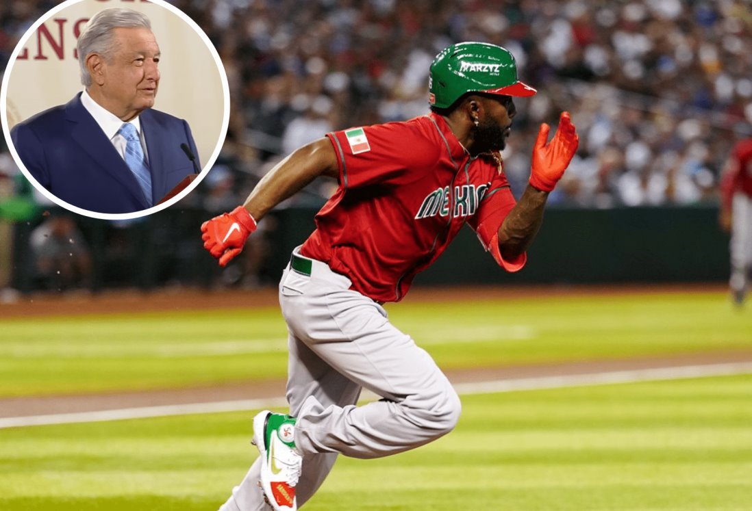 AMLO celebra triunfo de México sobre EU en el Clásico Mundial de Beisbol 2023