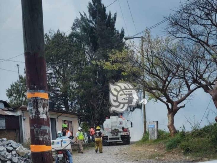 Incendio de pastizal en Río Blanco consume 15 hectáreas