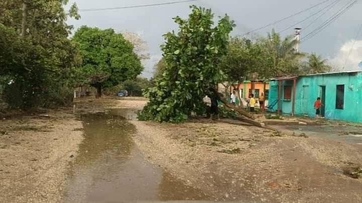 Tormenta arrasa con casas en el sur de Veracruz; PC ya realiza recorridos