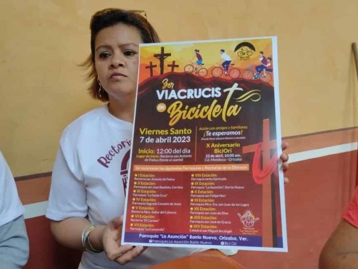 Más de mil 500 asistentes podrían participar en la tercera edición del Viacrucis en Bicicleta